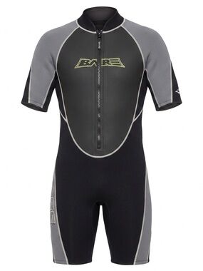 Kids Shorty Wetsuit - Black & Gray
